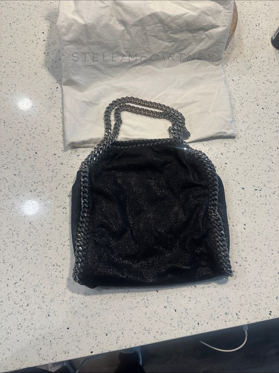Stella McCartney Handbags - Stella McCartney Black Falabella Mini Chain Shoulder Bag